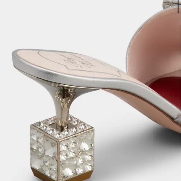 Roger Vivier Cube Strass Heel Mule - Picture 2 of 5